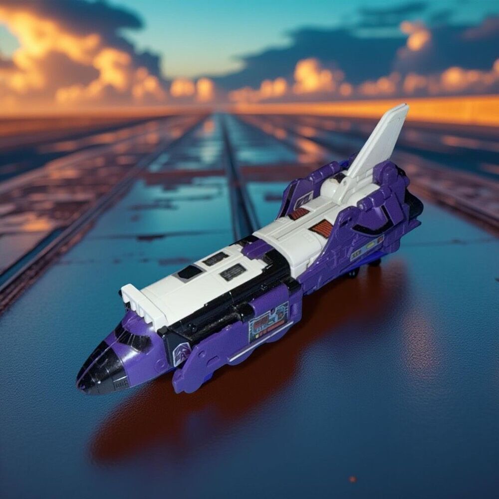 Hasbro Vintage 1985 Transformers G1 Astrotrain Triple Changer Die Cast Figure B4